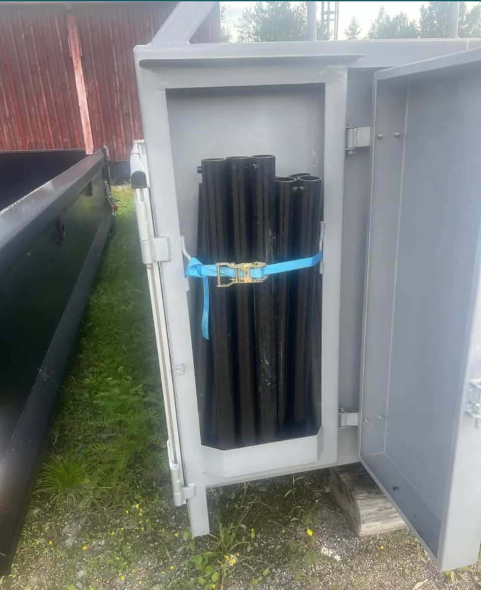 Detaljbild från lämflak med ren lastyta.